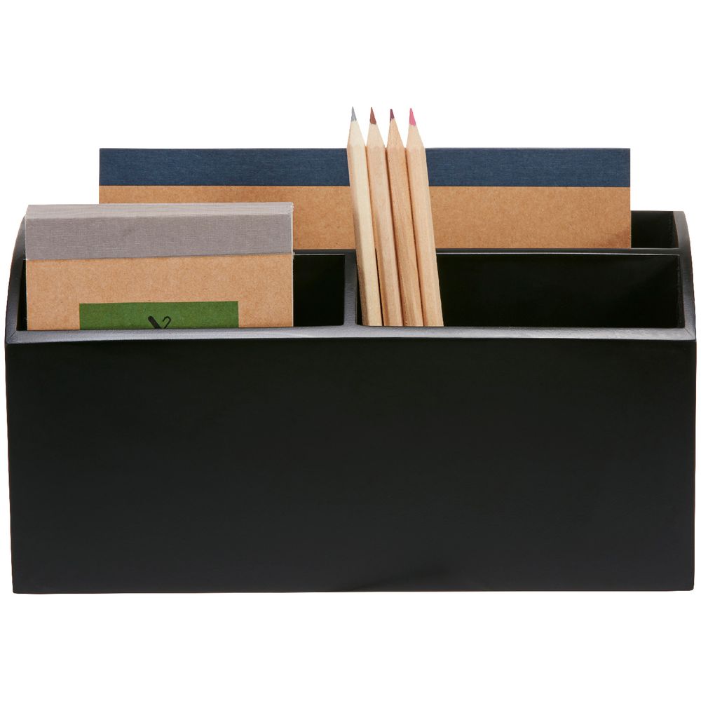 Otto MDF Desktop Organiser Black