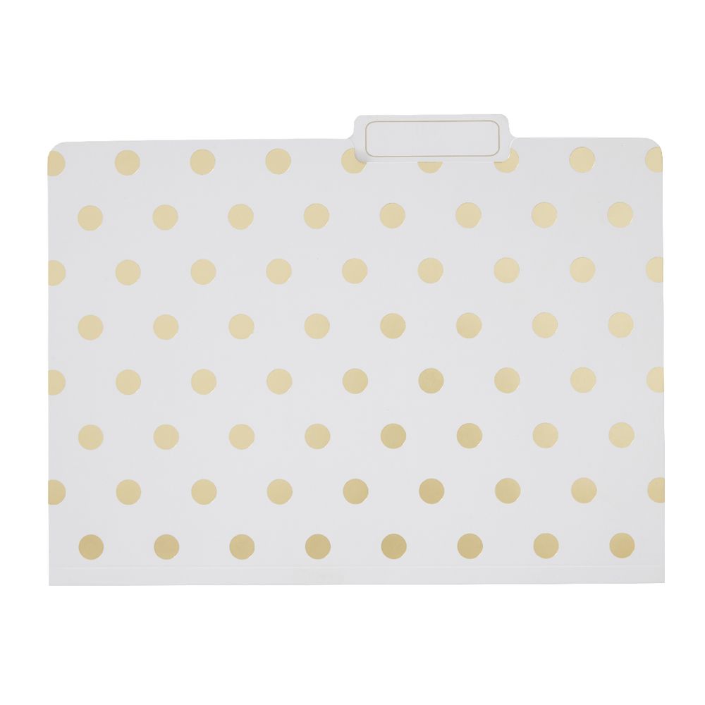 Otto Printed Manila Folder A4 Gold Spot