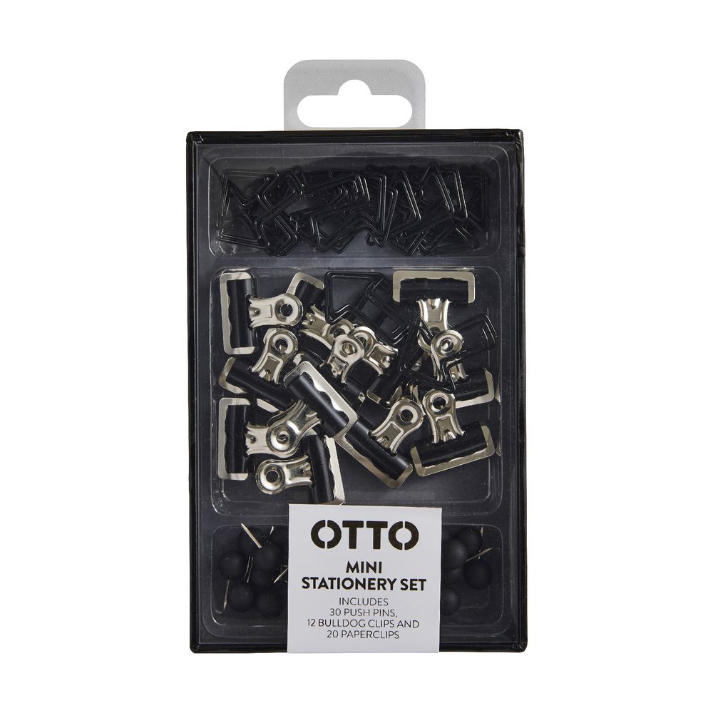 Otto Brights Mini Stationery Set Black