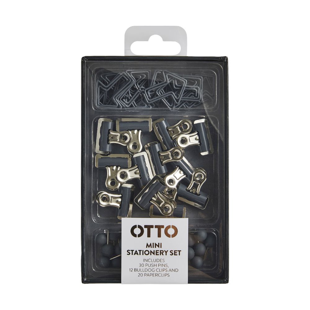 Otto Brights Mini Stationery Set Grey