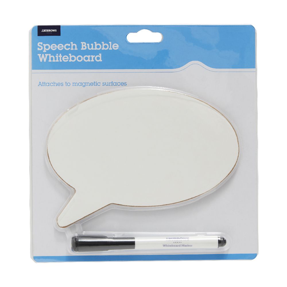 J.Burrows Mini Speech Bubble Whiteboard