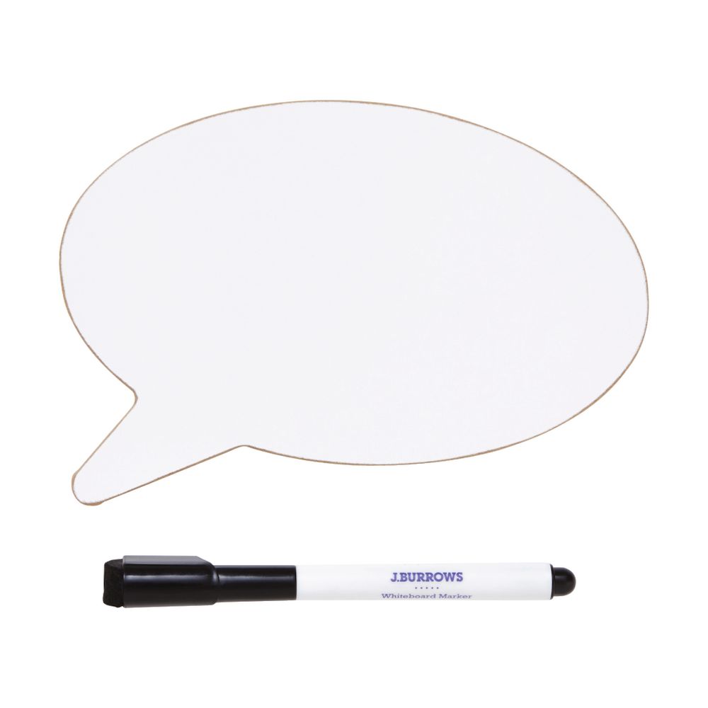 J.Burrows Mini Speech Bubble Whiteboard