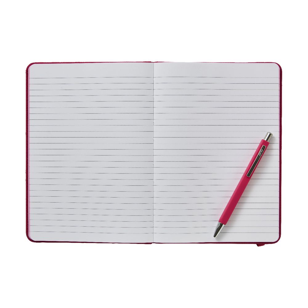Otto Brights A5 Notebook 192 Page Pink