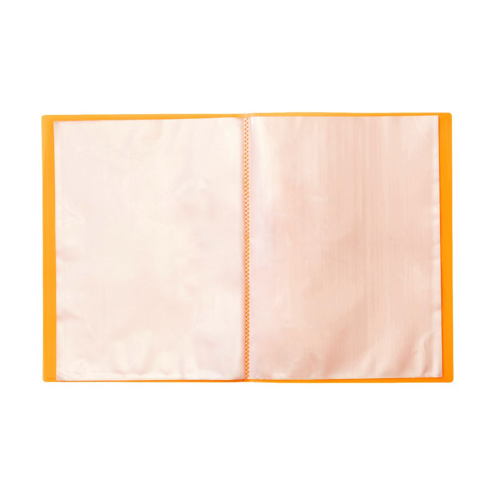 Otto A4 Neon Display Book 20 Pockets Orange