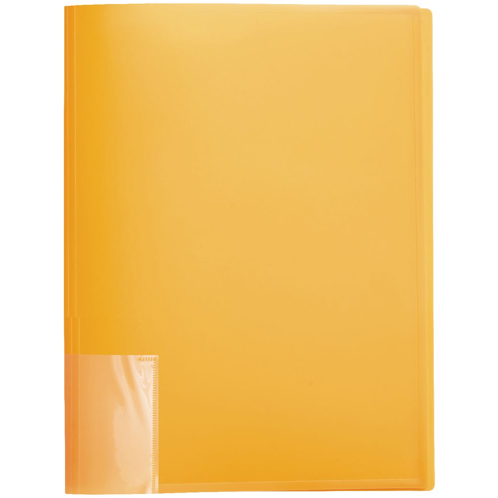 Otto A4 Neon Display Book 20 Pockets Orange