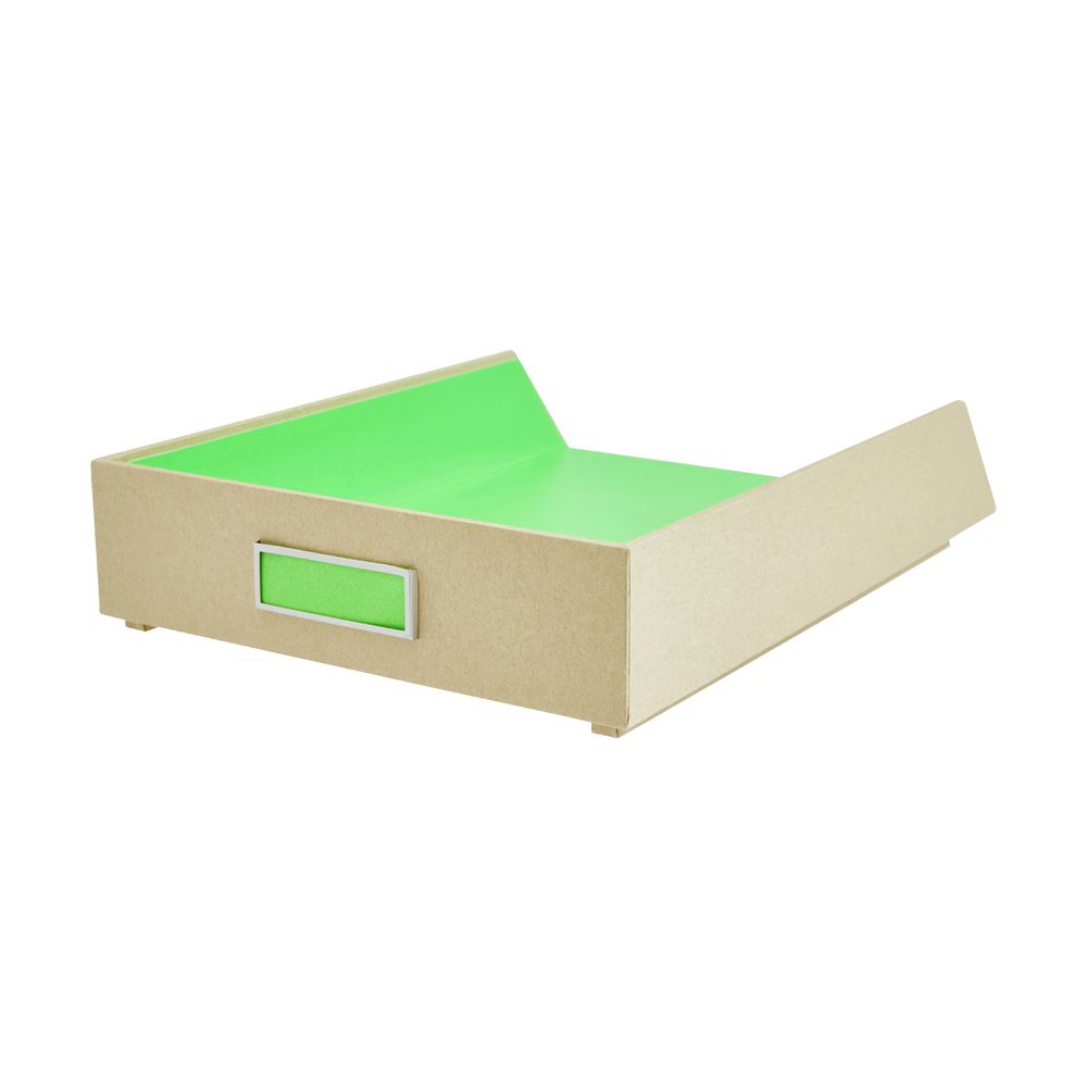 Otto Kraft Document Tray Neon Green