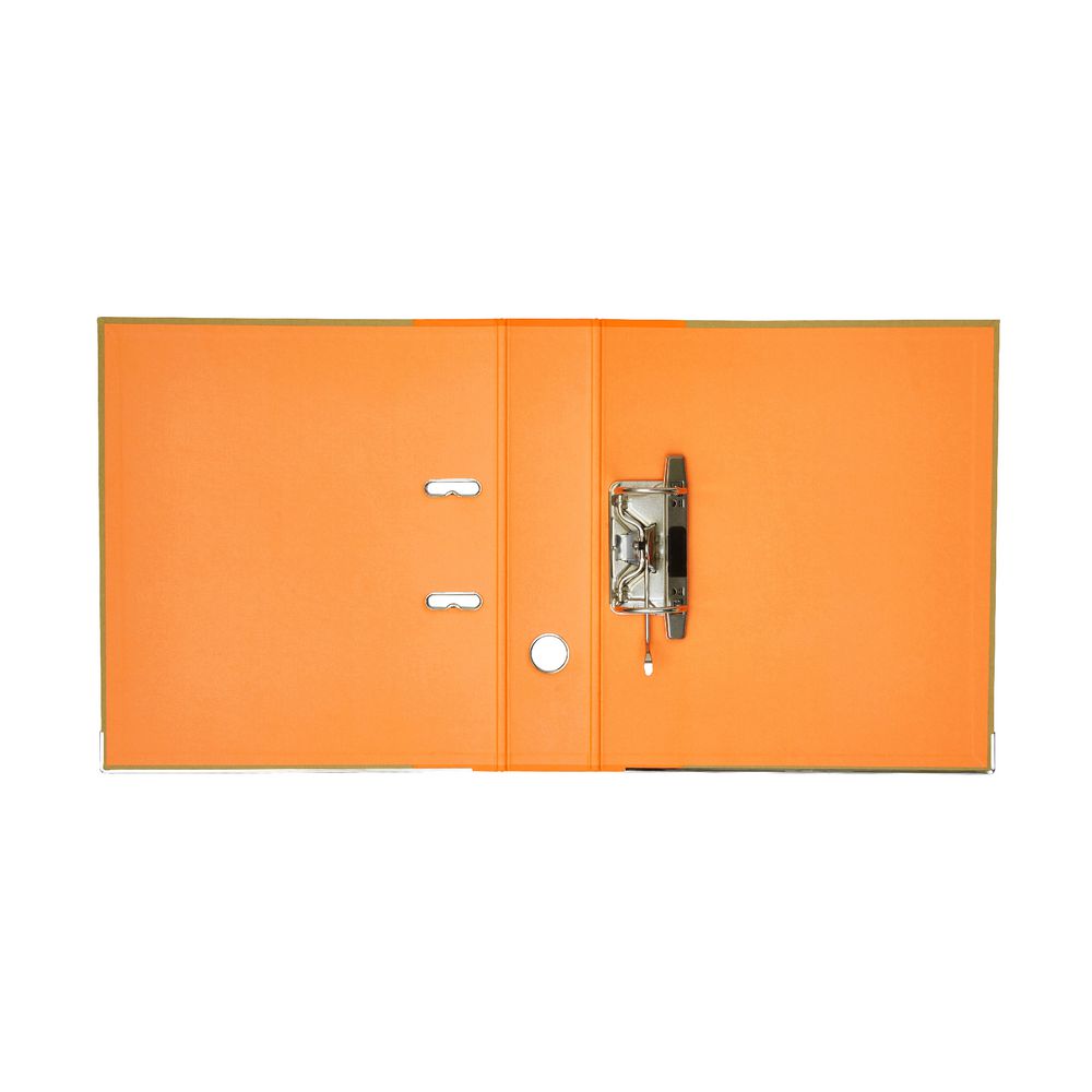 Otto Kraft Lever Arch Binder Neon Orange