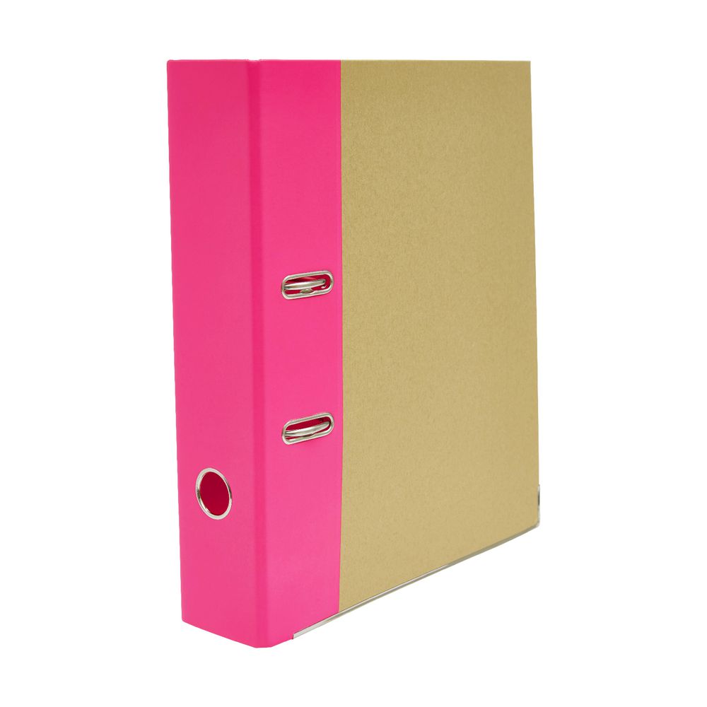 Otto Kraft Lever Arch Binder Neon Pink
