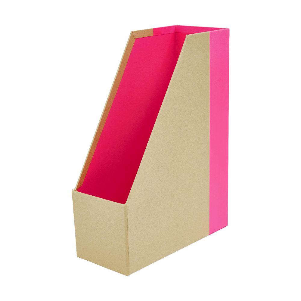 Otto Kraft Magazine File Neon Pink