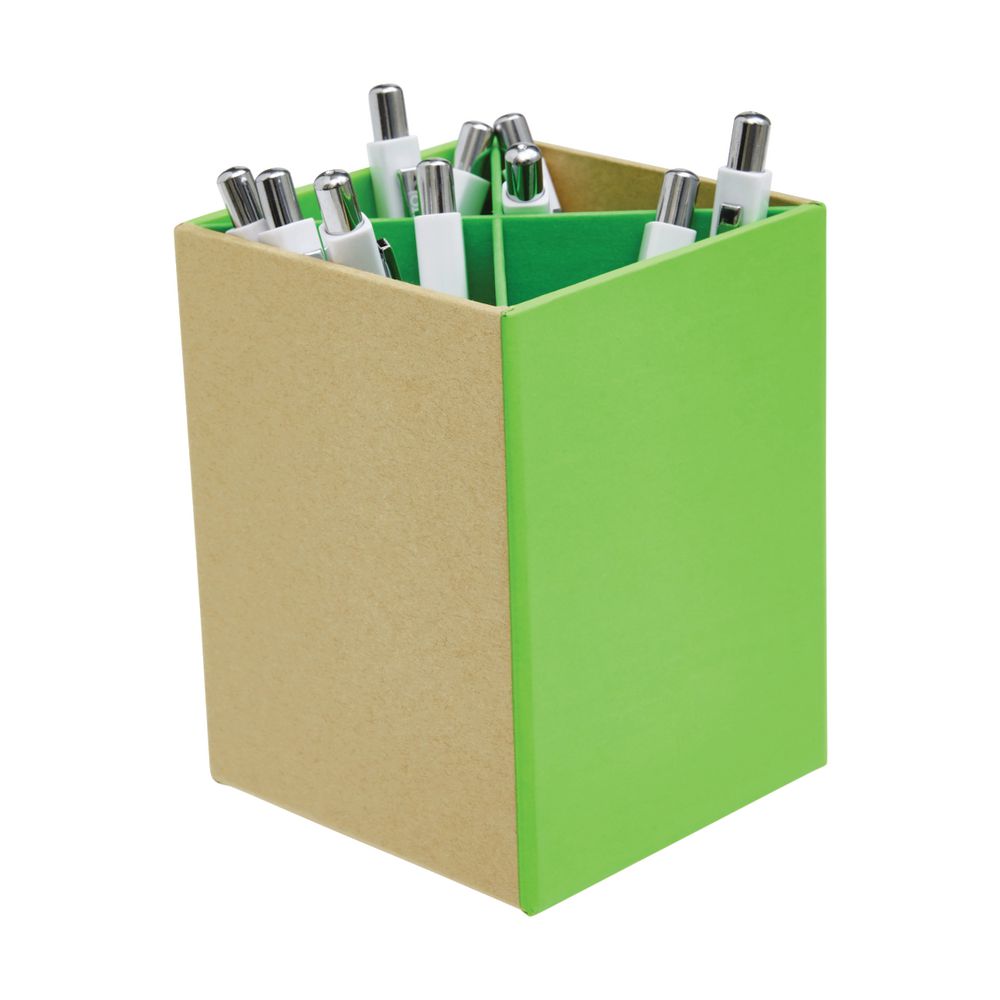 Otto Kraft Pen Cup Neon Green