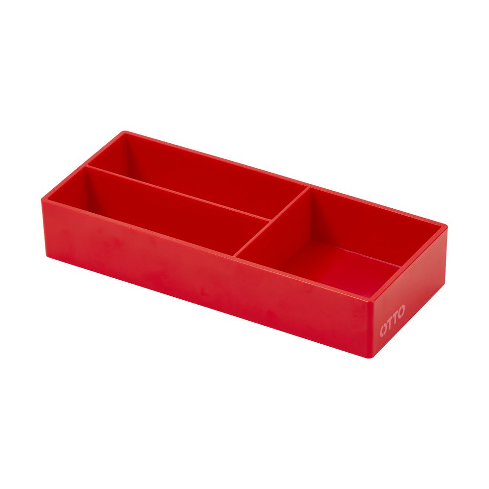 Otto Brights Mini Organiser Tray Red