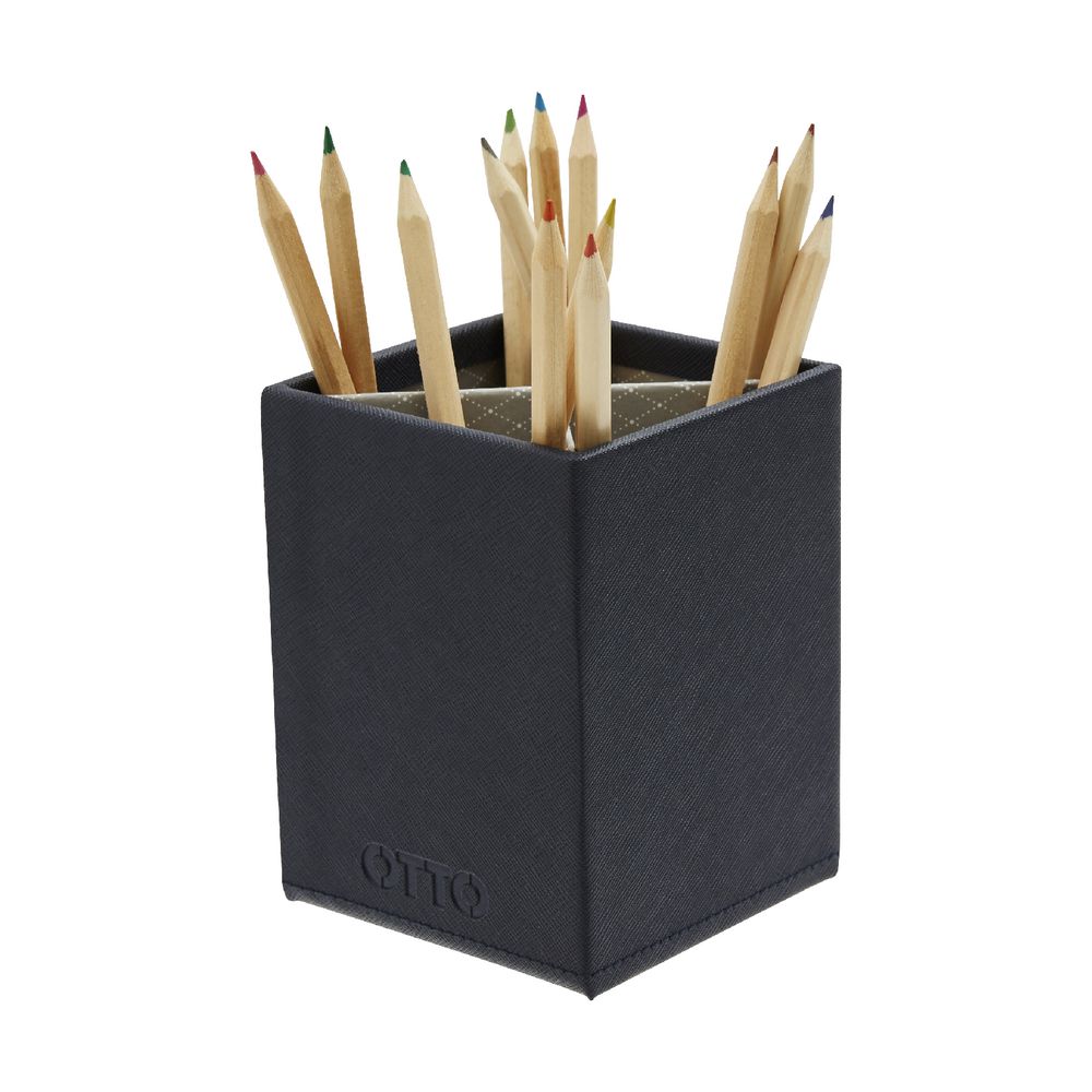 Otto Criss Cross Pen Cup Navy