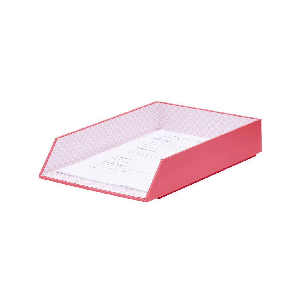Otto Document Tray Pink