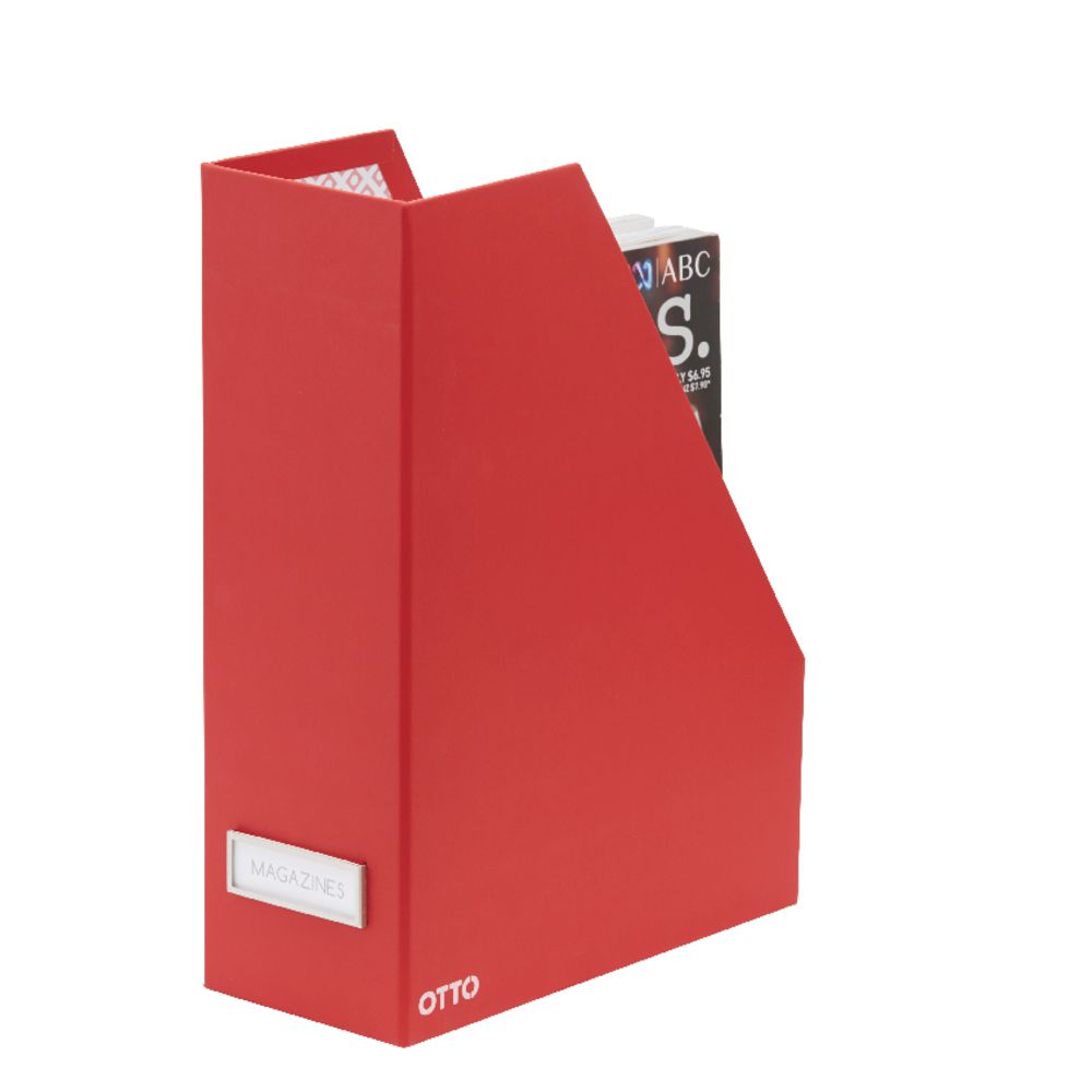Otto Magazine File Red