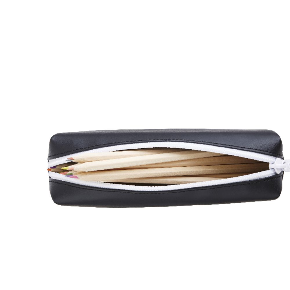Otto Tube Pencil Case Black