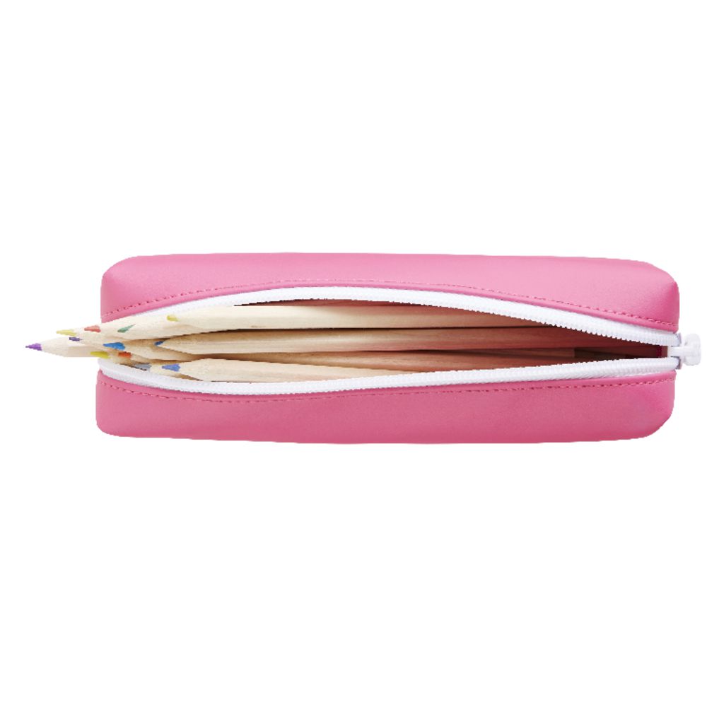 Otto Tube Pencil Case Pink