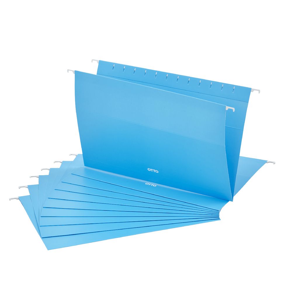 Otto Suspension File Foolscap Blue 10 Pack
