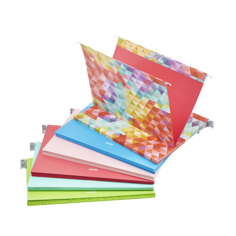 Otto Suspension File Foolscap Blue 10 Pack