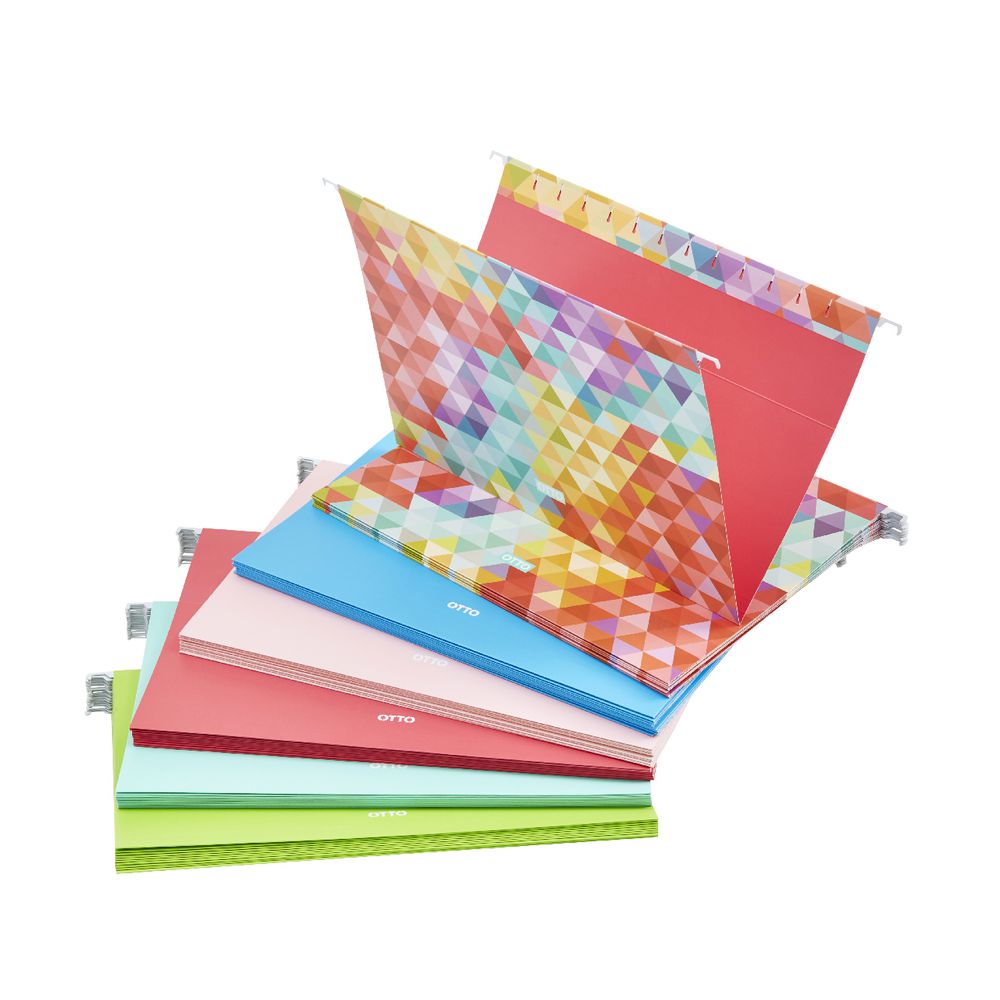 Otto Suspension File Foolscap Green 10 Pack