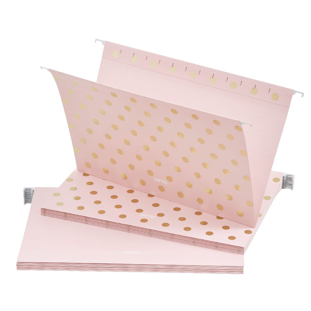 Otto Suspension File Foolscap Gold 10 Pack