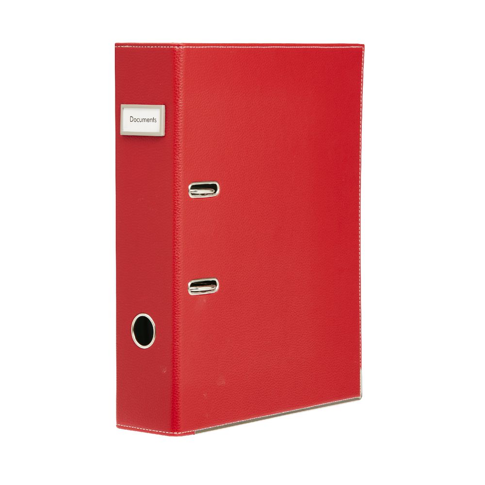 Otto Lever Arch File A4 Red