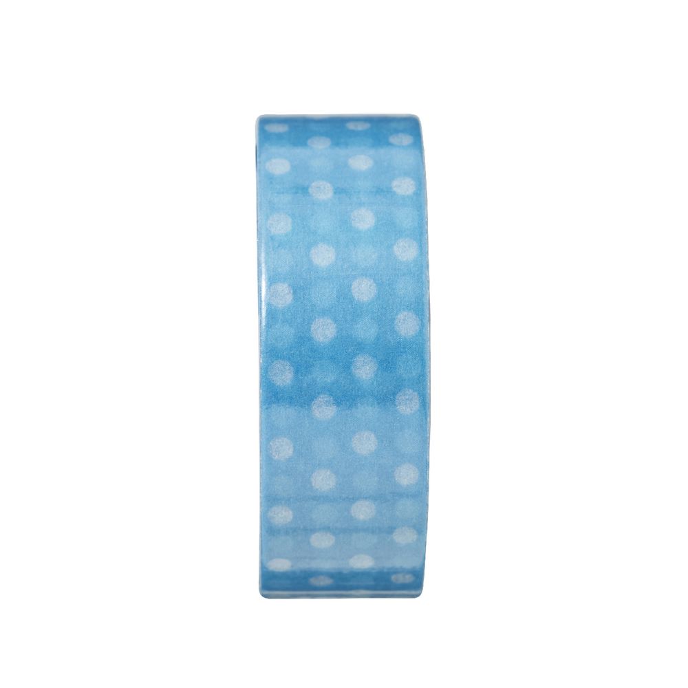 Otto Washi Tape 15mm x 10m Neon Blue Pattern