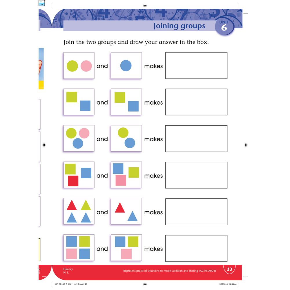 Oxford Maths Plus AC Student Book Foundation