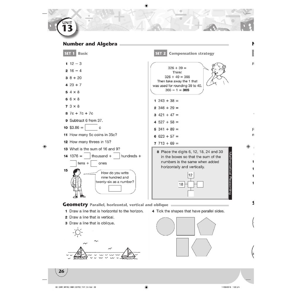 Oxford Maths Plus AC Mentals and Homework Book 4