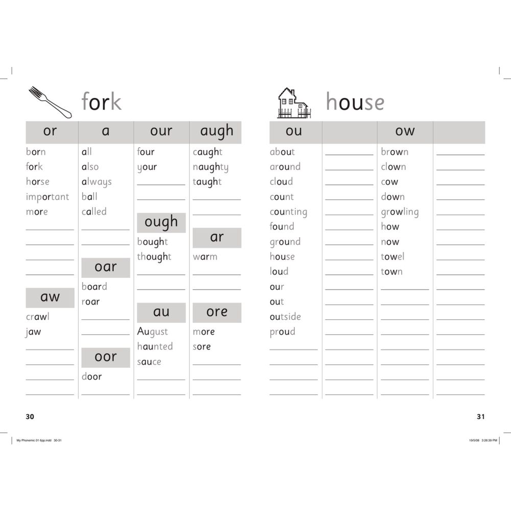 Oxford My Phonemic Wordlist