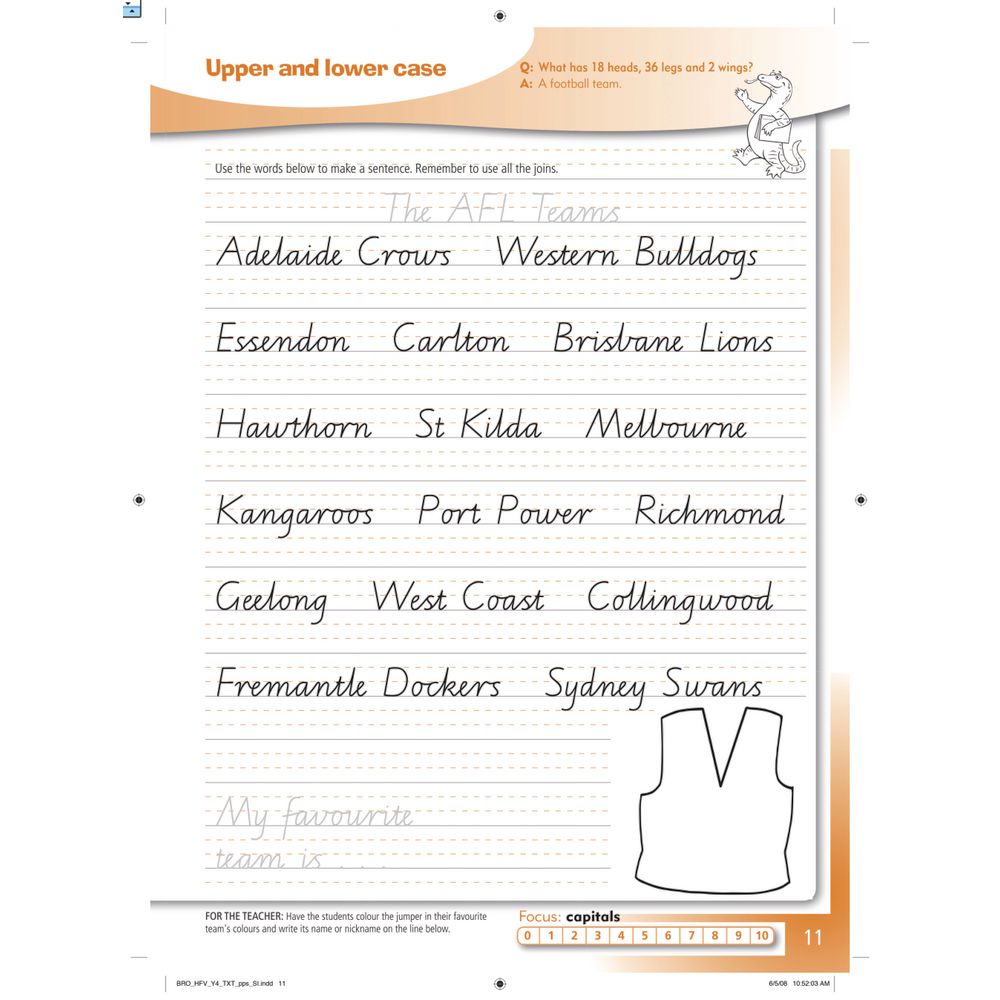 Oxford Handwriting For Victoria Book Year 4