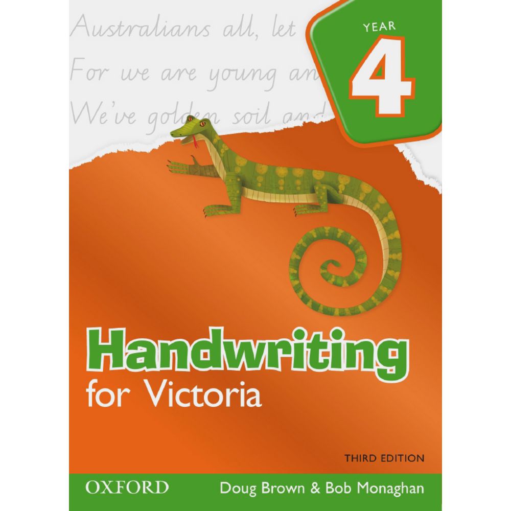 Oxford Handwriting For Victoria Book Year 4