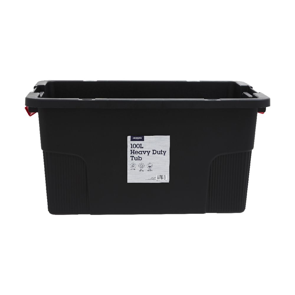J.Burrows 100L Heavy Duty Container Black