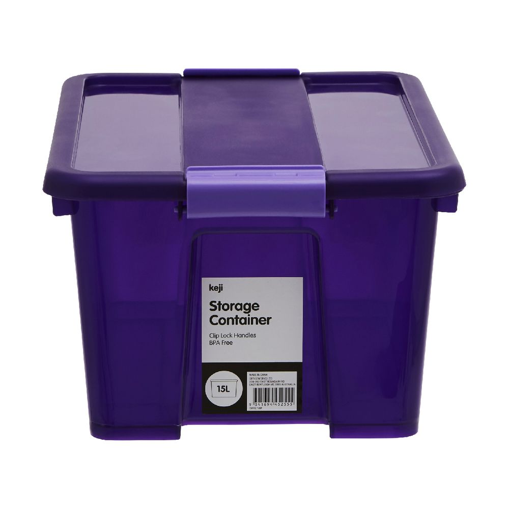 Keji 15L Tub Purple