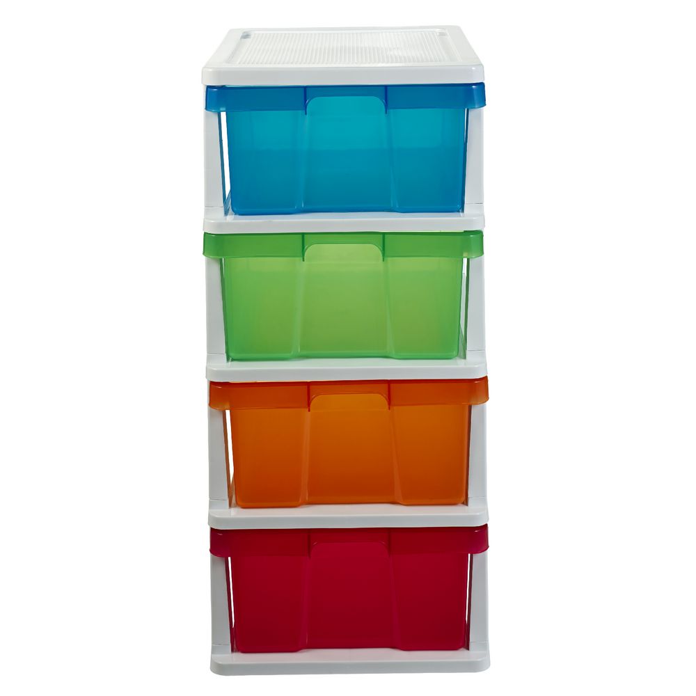 J.Burrows 4 Drawer Storage Cabinet Colour