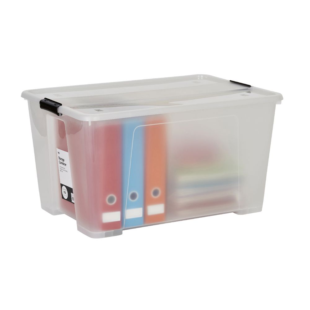 Keji 92L Plastic Storage Container Clear