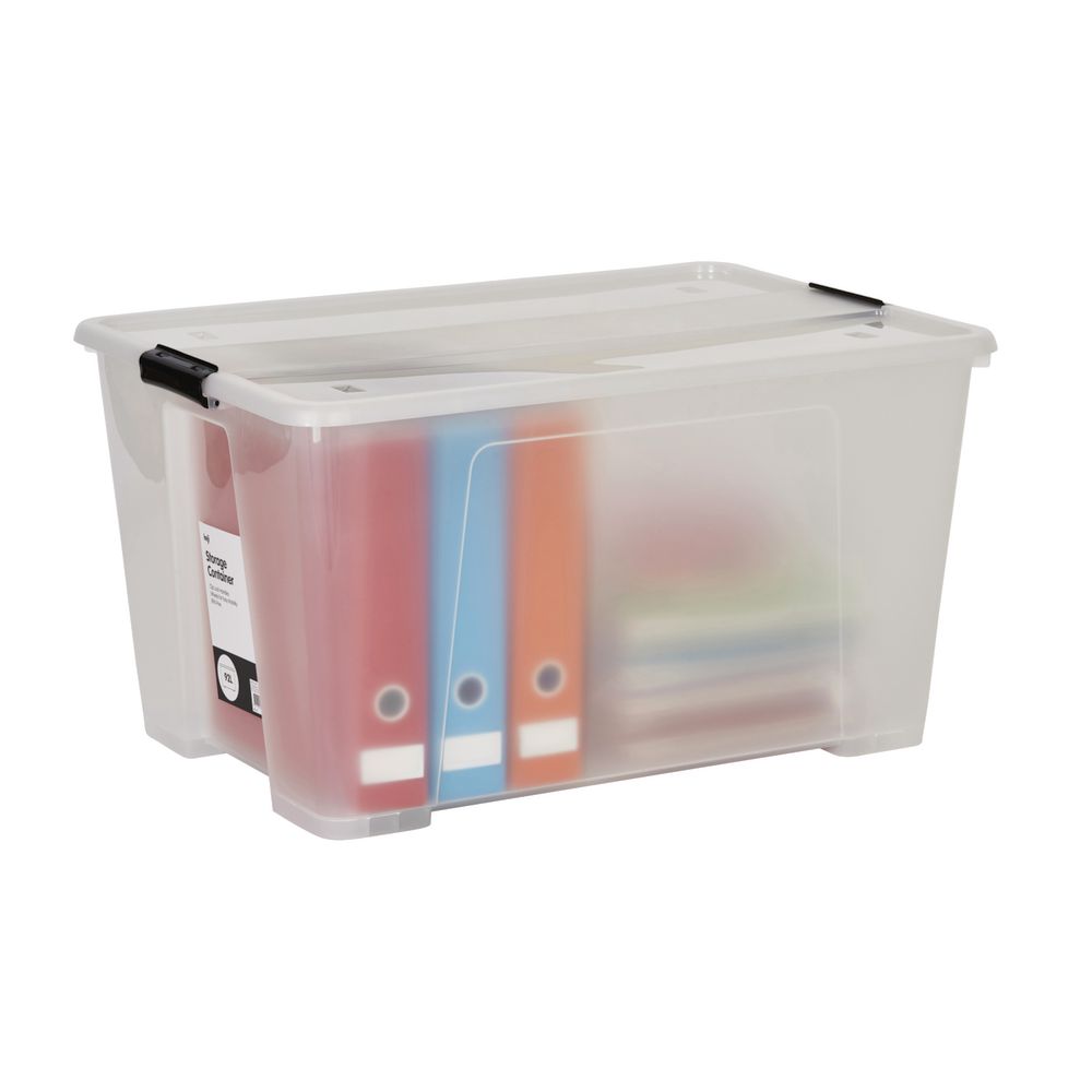 Keji 92L Plastic Storage Container Clear