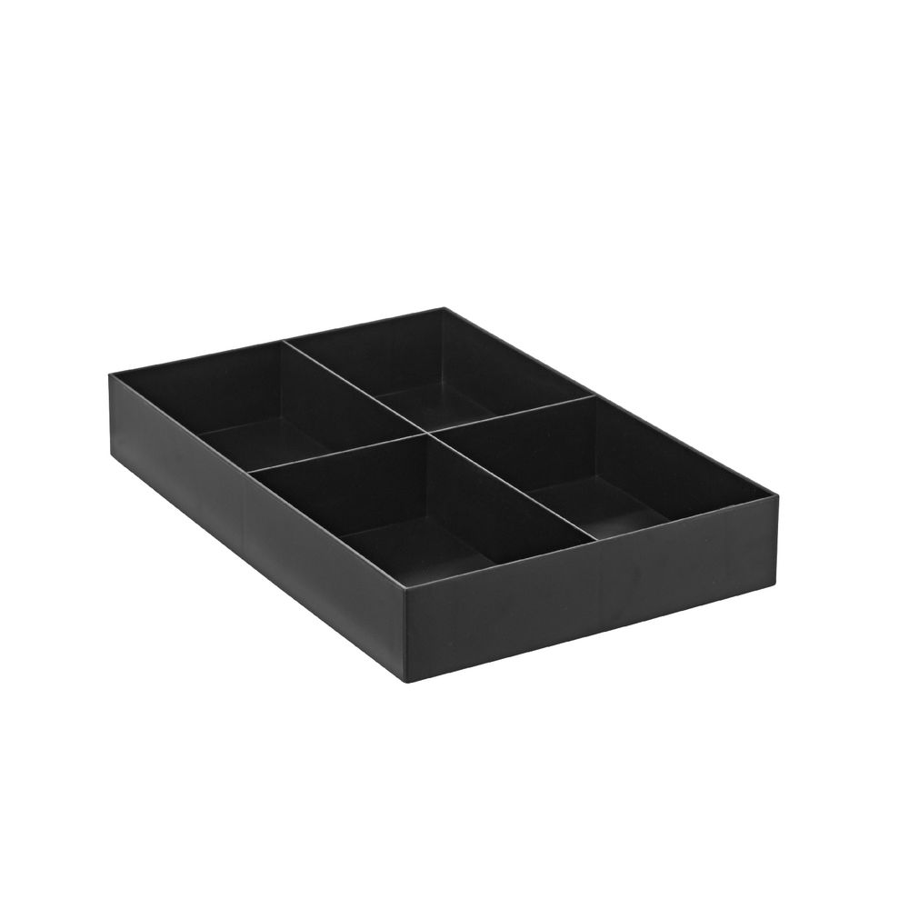 Otto Compartment Tray Dark Grey
