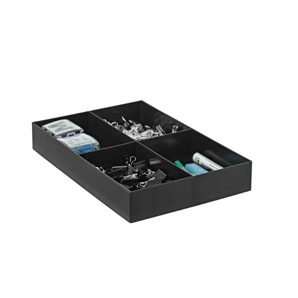 Otto Compartment Tray Dark Grey