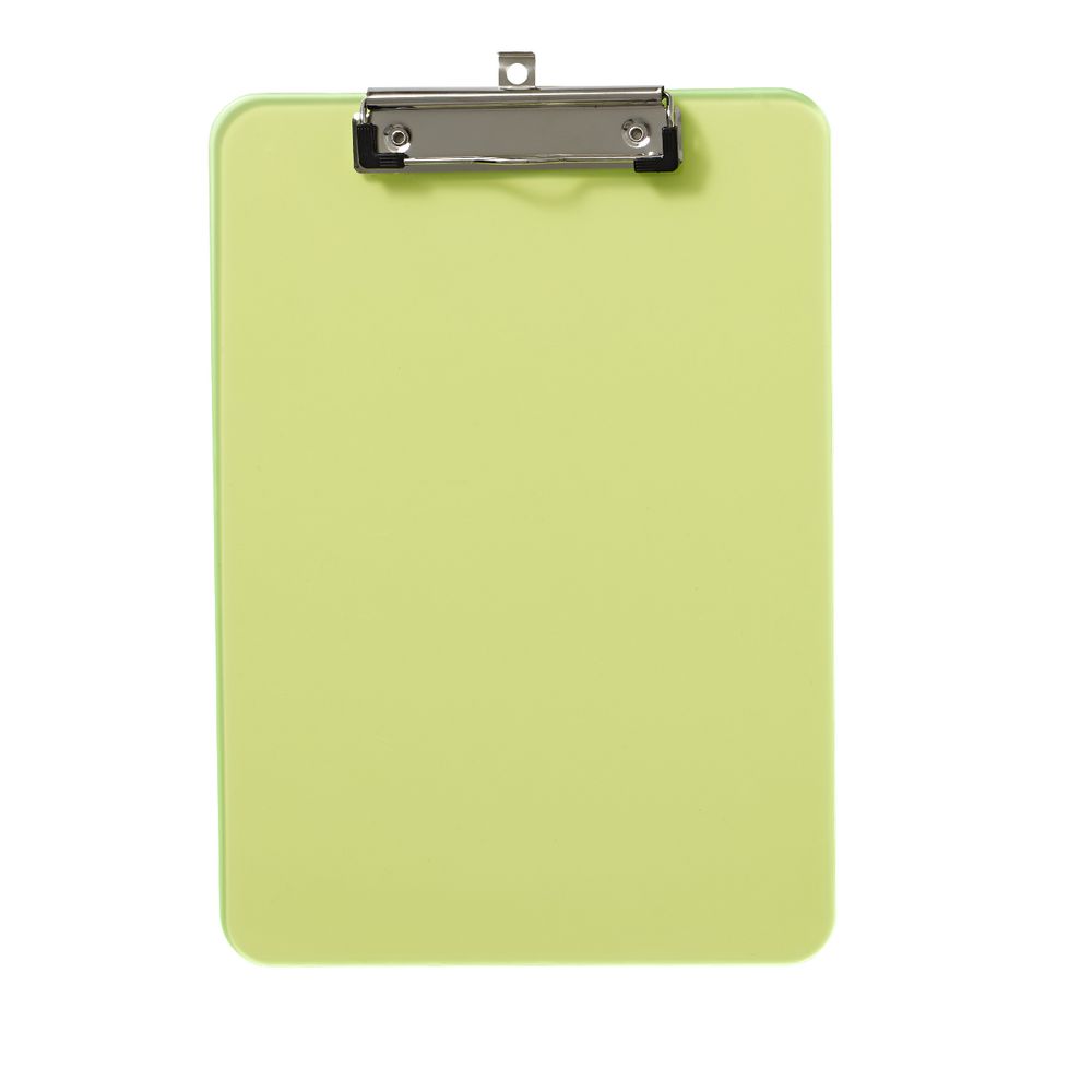 A4 Transparent Clipboard Assorted Neon Colours
