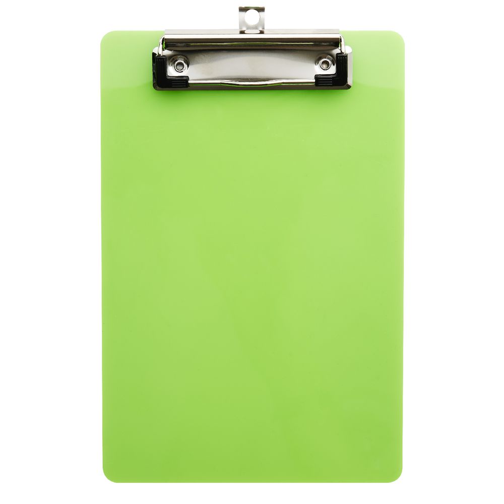 A5 Transparent Clipboard Assorted Neon Colours