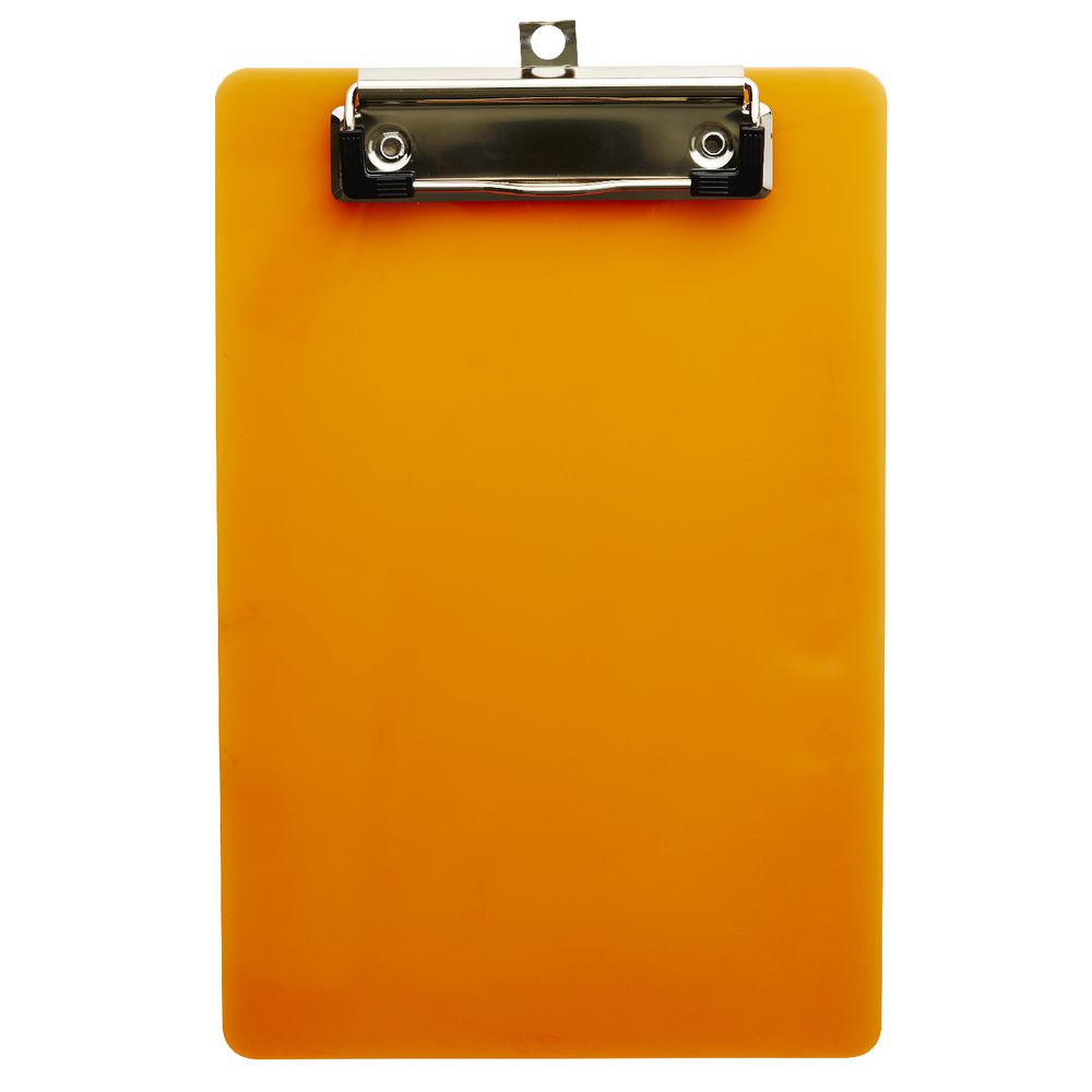 A5 Transparent Clipboard Assorted Neon Colours
