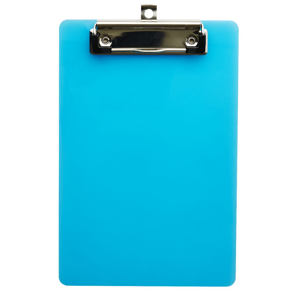 A5 Transparent Clipboard Assorted Neon Colours