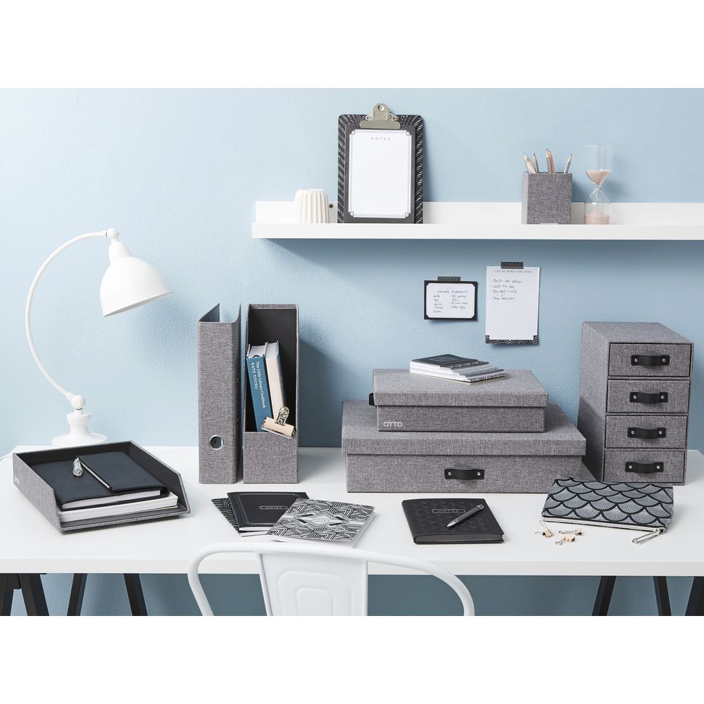 Otto Recycled A3 Storage Box Grey Officeworks