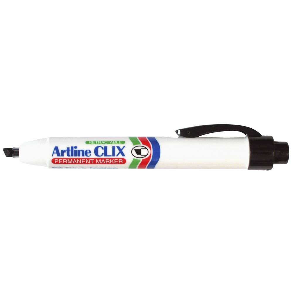 Artline Clix 93 Retractable Permanent Marker Black