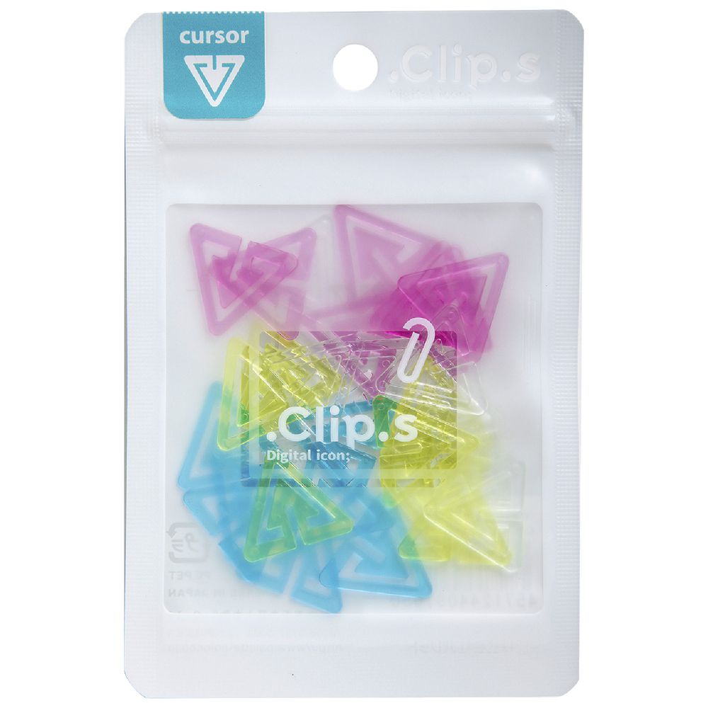 Palette Magnet Clips Cursor Clear Assorted 30 Pack