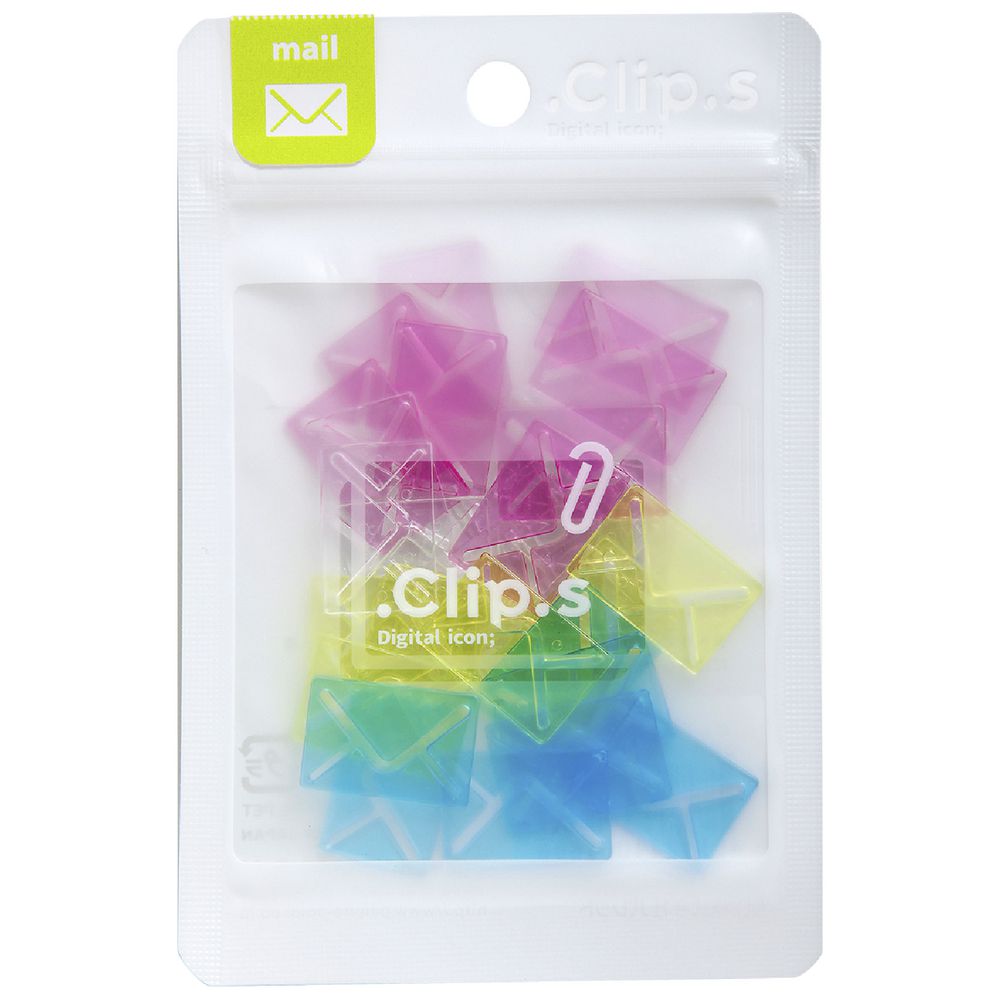 Palette Magnet Clips Mail Clear Assorted 30 Pack