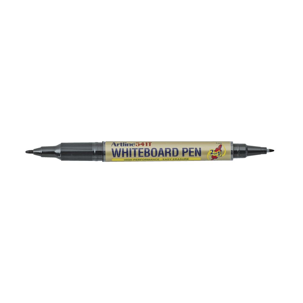 Artline 541T Dual Nib Whiteboard Marker Black