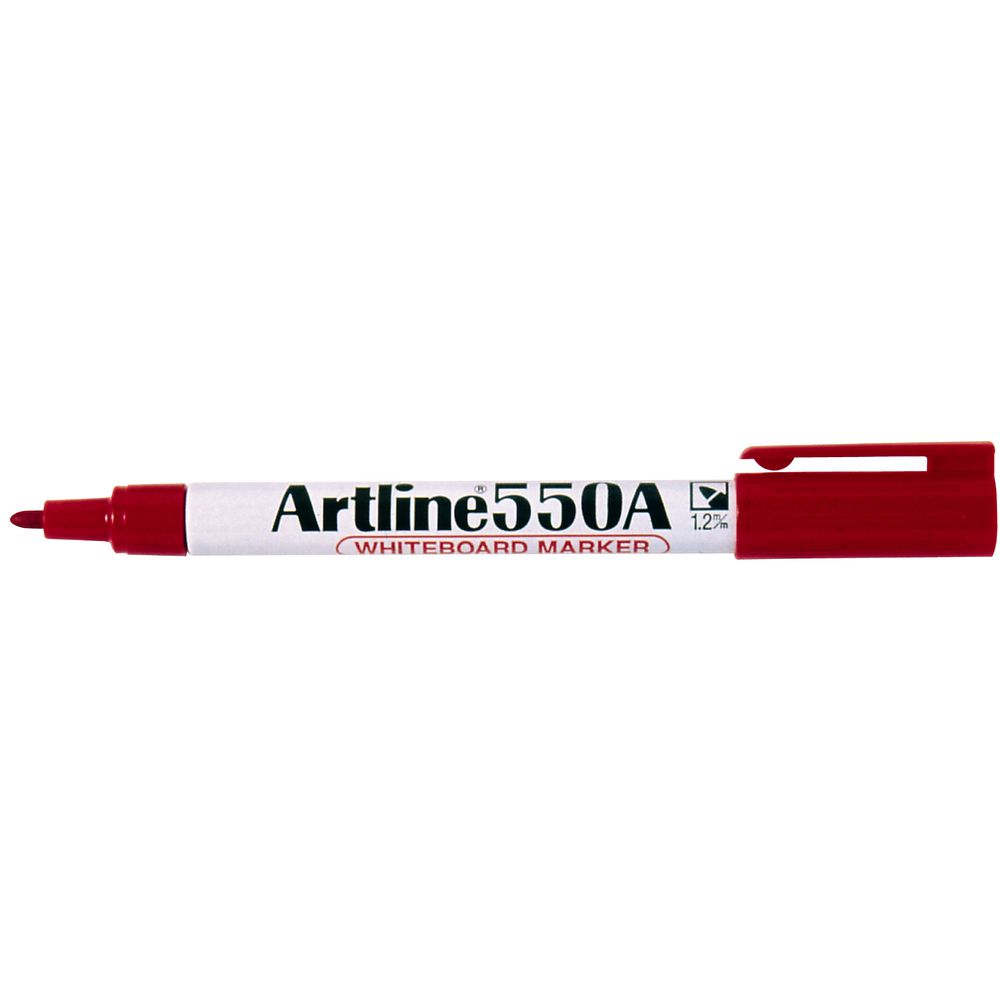 Artline 550A Whiteboard Markers Red