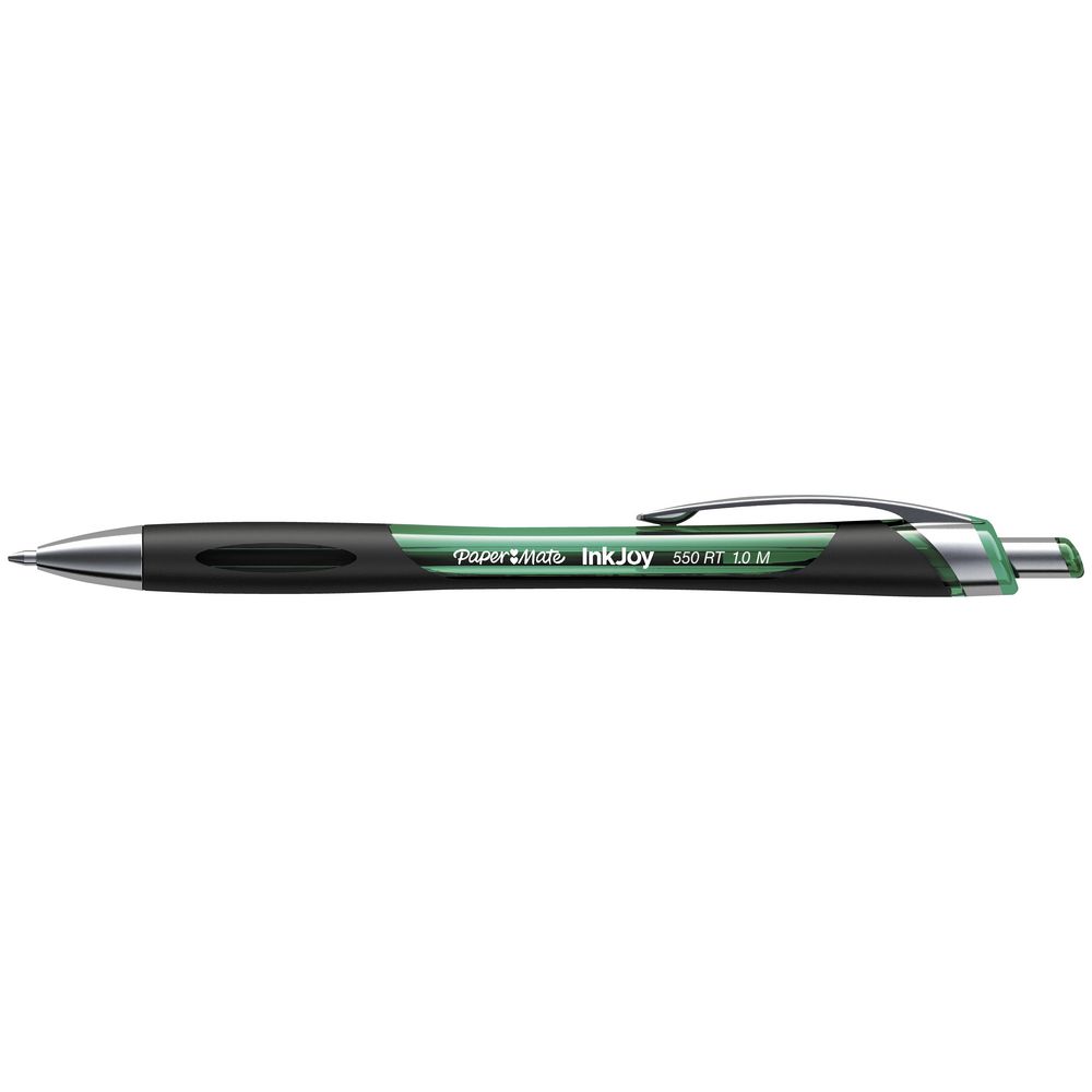 PaperMate InkJoy 550 Retractable Ballpoint Pen Green