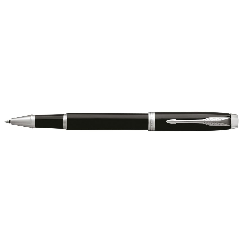 Parker IM Rollerball Pen Black with Chrome Trim